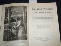 1925 TWO GREAT PROPHECIES MESSAGE TO ALL MANKIND SOFTCOVER BOOK - J 9297