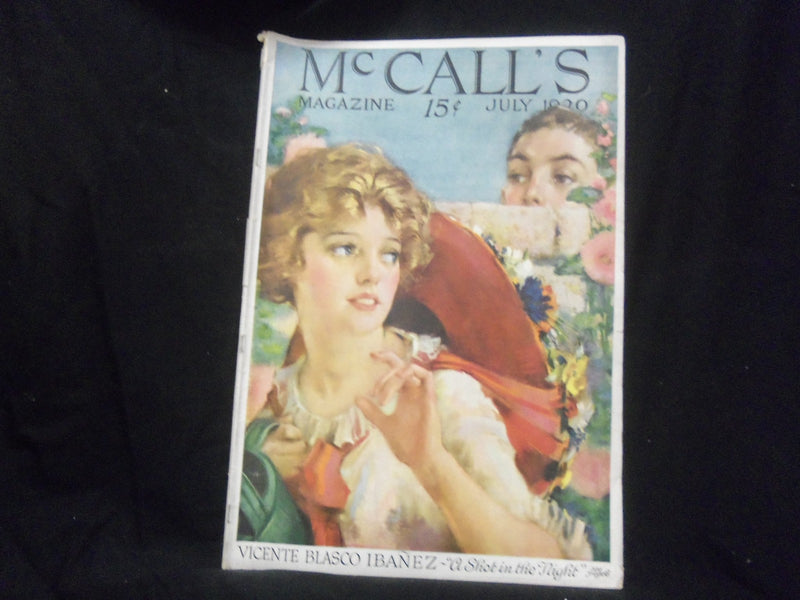 1920 JULY MCCALL'S MAGAZINE - GREAT PHOTOS AND ADS - ST 1128