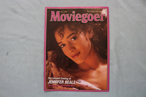 1985 JULY MOVIEGOER MAGAZINE - JENNIFER BEALS COVER - E 19833
