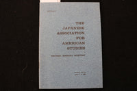 1968 THE JAPANESE ASSOCIATION FOR AMERICAN STUDIES MEETING - SOFTCOVER - K 3066