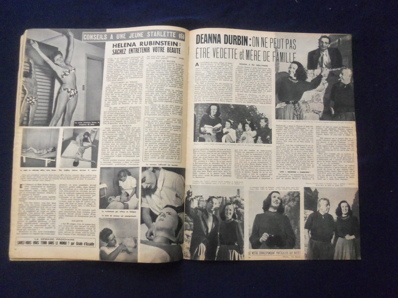 1951 NOV 24 CINEMONDE MAGAZINE-BARBARA STANWYCK COVER- FRENCH EDITION - SP 4868K