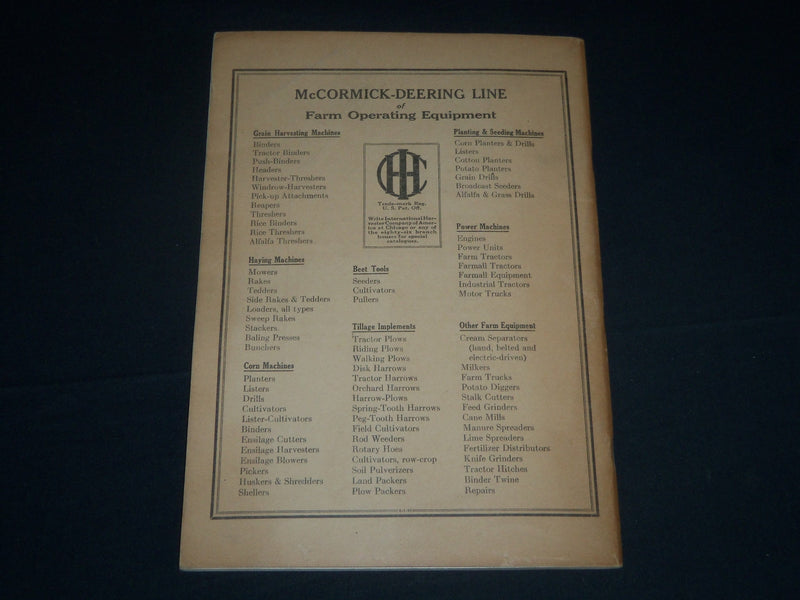 1935 MCCORMICK DEERING ALL-STEEL & WOOD FRAME THRESHERS CATALOG - J 4352
