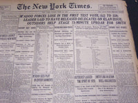 1924 JUNE 27 NEW YORK TIMES - M'ADOO FORCES LOSE 513 TO 559 - NT 5071