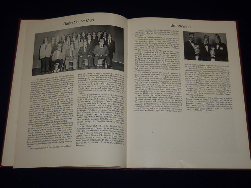 1977 RAJAH TEMPLE OFFICIAL DIVAN VOLUME - NICE PHOTOS - KD 3548