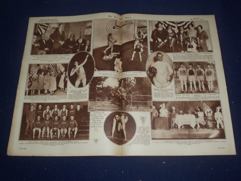 1929 MARCH 17 NEW YORK TIMES BKLYN-QUEENS-LONG ISLAND PICTURE SECTION - NP 4999