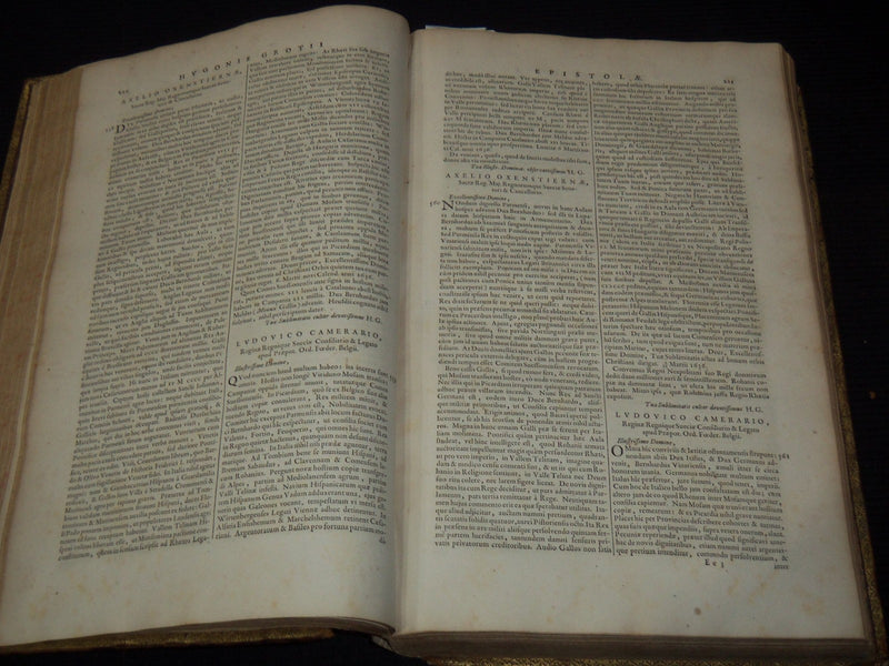1687 EPISTOLAE HUGONIS GROTII LATIN VOLUME - HUGO GROTIUS - Z 245