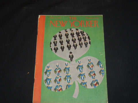 1952 MARCH 15 THE NEW YORKER MAGAZINE - ILLUSTRATED COVER - NY 962