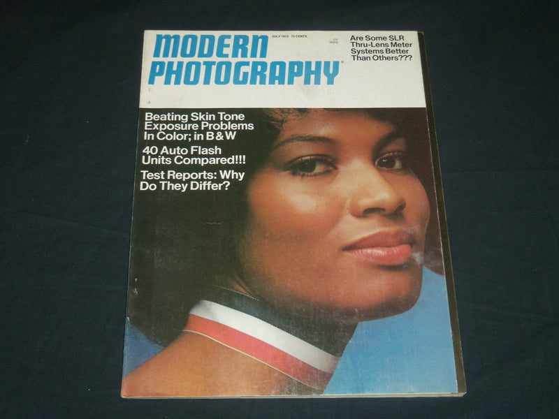 1972 JULY MODERN PHOTOGRAPHY MAGAZINE - WOODSON - SMITH COVER - J 5555