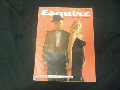 1957 MARCH ESQUIRE MAGAZINE - GREAT COVER, PHOTOS AND ADS - ST 2664