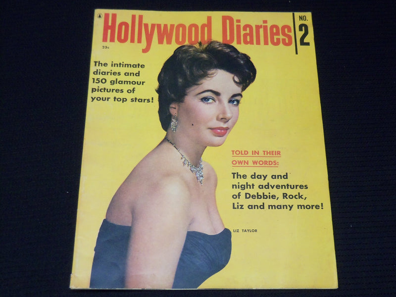 1956 NO. 2 HOLLYWOOD DIARIES ANNUAL MAGAZINE - LIZ TAYLOR COVER - E 13473
