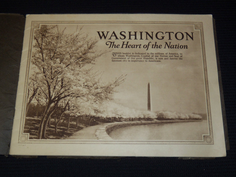 1920'S WASHINGTON THE HEART OF THE NATION VIEW BOOK - GREAT PHOTOS - J 7929