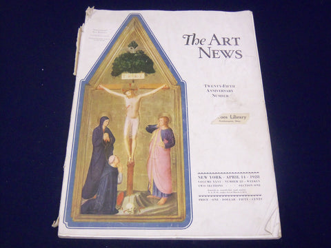 1929 APRIL 27 THE ART NEWS MAGAZINE VOL. 27 NO. 3 - GREAT PRINTS & ADS - J 2032