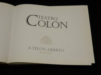 2000 TEATRO COLON A TELON ABIERTO BOOK - #4221 OF 10,000 COPIES - R 712J