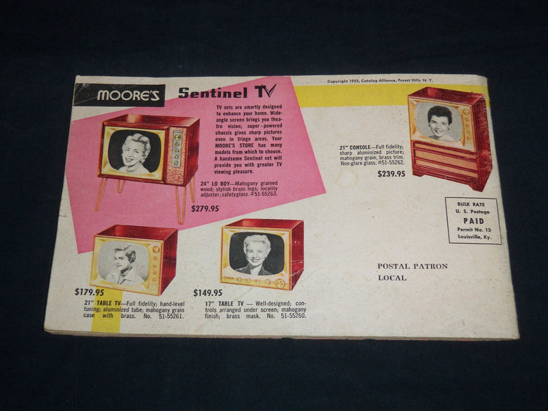 1955 FALL MOORE'S BUSY STORES EVERYWHERE CATALOG - LANCASTER - J 8565