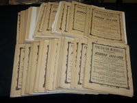 1914-1919 PUBLICATION MENSUELLE ILLUSTREE GUERRE MAGAZINE LOT OF 93 - O 2752