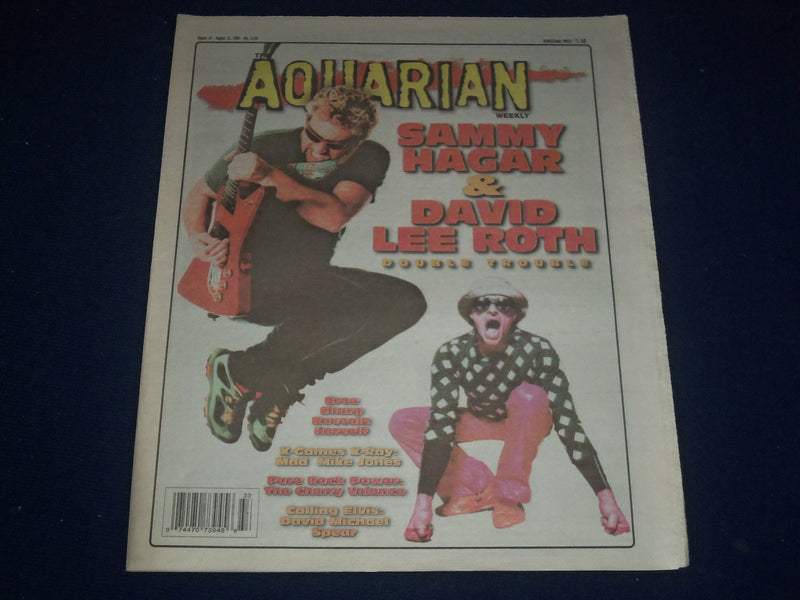 2002 AUG 14-21 AQUARIAN WEEKLY NEWSPAPER - SAMMY HAGAR & DAVID LEE ROTH - J 1160