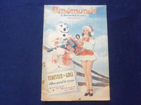 1946 CINEMONDE MAGAZINE- DANNY KAYE BACK COVER - VEDETTES DE NOEL - SP 4868I