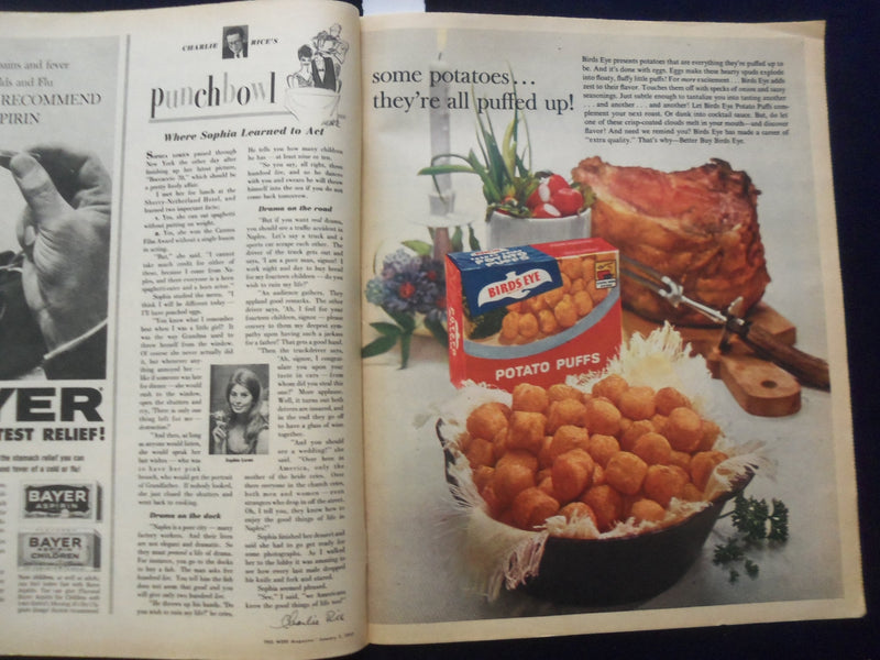 1962 JANUARY 7 THIS WEEK MAGAZINE SECTION - JOE DIMAGGIO - J 9800
