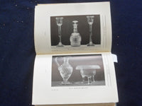 1935 OLD GLASS- EUROPEAN AND AMERICAN HARDCOVER BOOK BY N. HUDSON MOORE- KD 8625