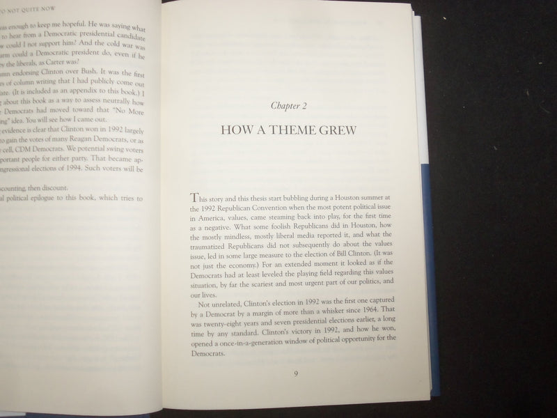 1995 VALUES MATTER MOST HARDCOVER BOOK BY BEN J. WATTENBERG - KD 9295