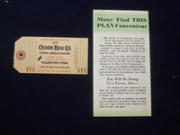 1930 OLSON DUO-VELVETY RUGS CATALOG - SOFTCOVER - J 9643