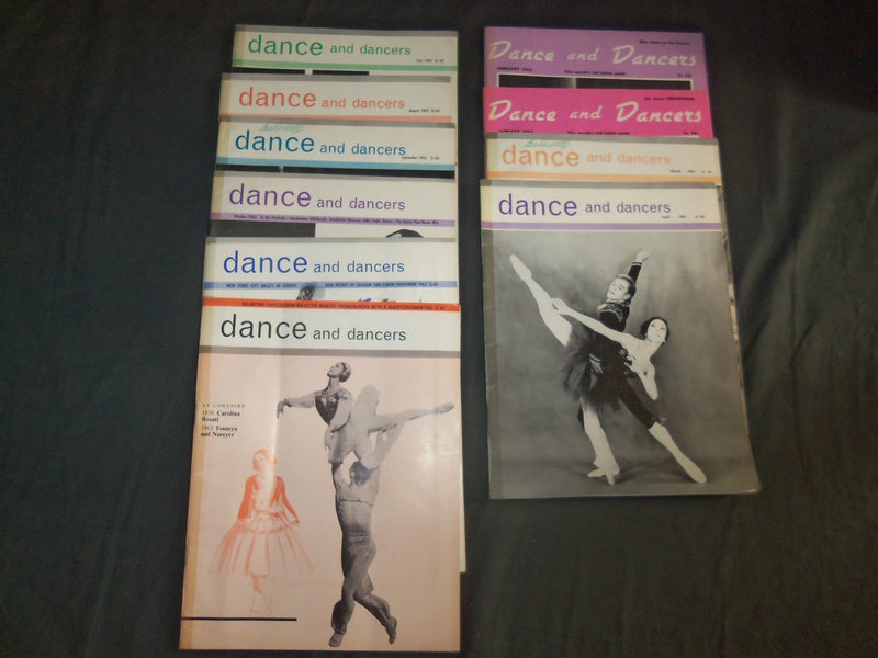 1960-1969 DANCE AND DANCERS MAGAZINE - LOT OF 117 ISSUES - ENGLAND