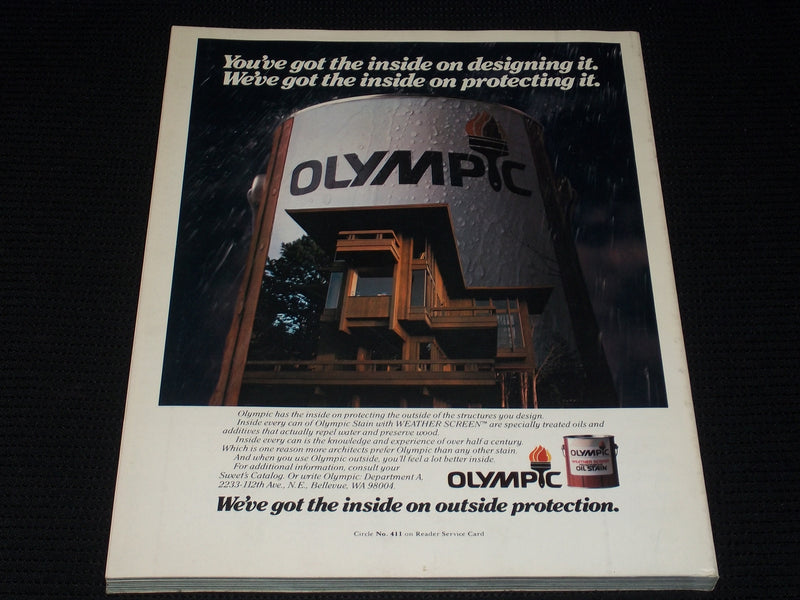 1983 SEPTEMBER PROGRESSIVE ARCHITECTURE MAGAZINE - INTERIORS COVER - E 4129