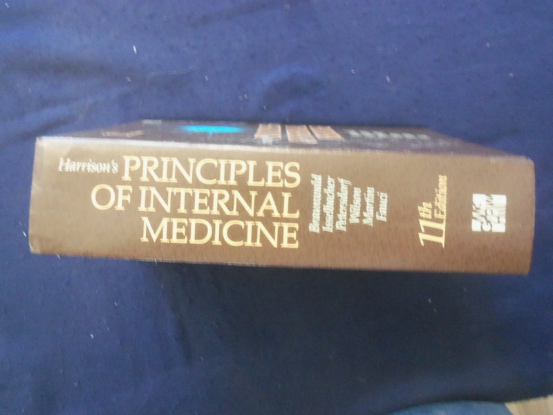 1987 HARRISON'S PRINCIPLES OF INTERNAL MEDICINE HARDCOVER BOOK - FAUCI - KD 8893