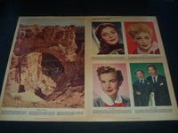 1954 MARCH 21 PHILADELPHIA INQUIRER COLORAMA-BING CROSBY - EDDIE FISHER- NT 7370