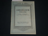 1930 MARCH 24 STREET SCENE AMBASSADOR THEATRE PROGRAM - BEULAH BONDI - J 4284