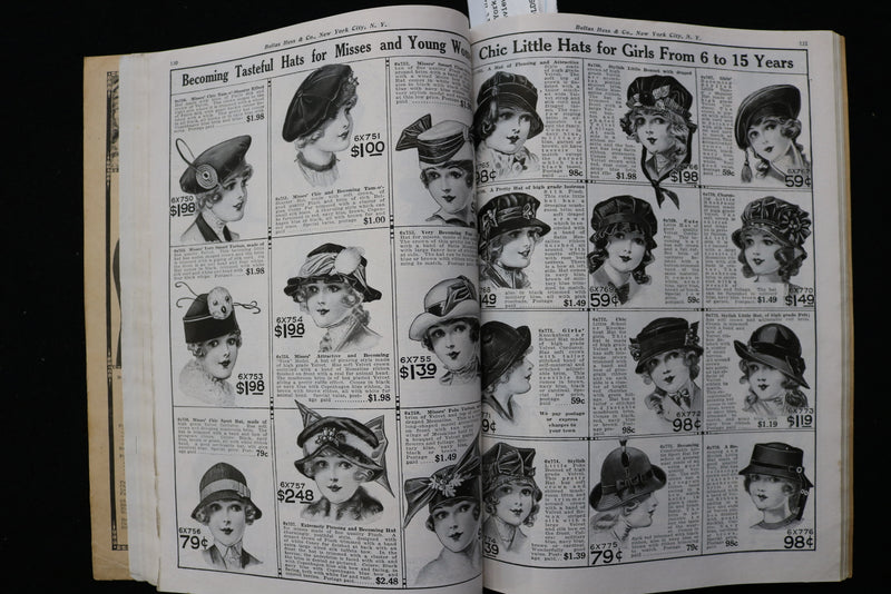 1915-1916 FALL AND WINTER FASHIONS BELLAS HESS & CO CATALOG - K 2450