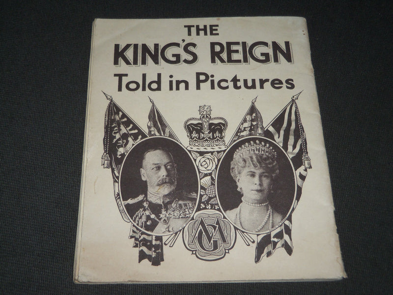 1935 THE KING'S REIGN TOLD IN PICTURES PROGRAM - GREAT PHOTOS - J 2825