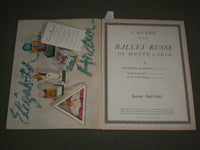 1941-1942 BALLET RUSSE DE MONTE CARLO PROGRAM - GREAT PHOTOS - J 2616