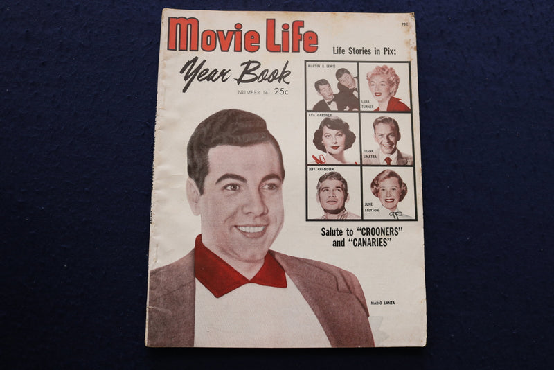 1952 MOVIE LIFE YEARBOOK MAGAZINE - MARIO LANZA COVER - E 9129