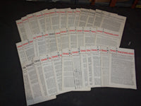 1972-1991 OHIO RACEWALKER NEWSLETTER MAGAZINE - LOT OF 223 - O 2910