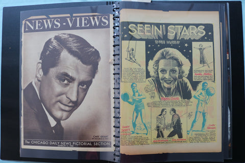 HOLLYWOOD STARS SCRAPBOOK - ANN SOTHERN - CARY GRANT - #66