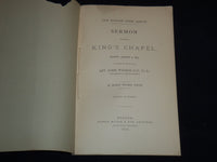 1875 REV. JAMES WALKER KING'S CHAPEL SERMON BY HENRY WILDER FOOTE - J 8943