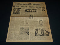 1963 JULY 27 CINCINNATI HERALD NEWSPAPER - NAACP PICKETS POLLACK DENTAL- NP 4401