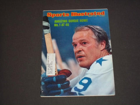 1974 MARCH 11 SPORTS ILLUSTRATED MAGAZINE - GORDIE HOWE COVER - SP 9071