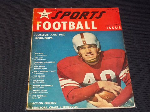 1950 AUTUMN STREET & SMITH'S FOOTBALL YEARBOOK MAGAZINE - LEON HEATH - E 3158