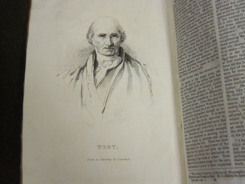 1846 THE AMERICAN REVIEW A WHIG JOURNAL LOT OF 10 - NICE ENGRAVINGS - WR 105E