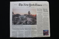 2025 JANUARY 29 NEW YORK TIMES - TRUMP THREATS PROMISE TARIFF FOR ANY CAUSE