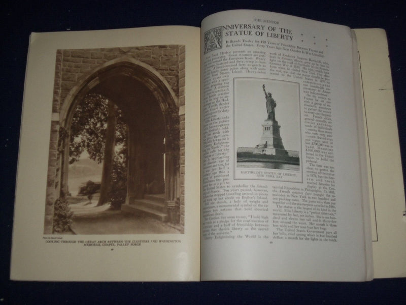 1925 THE MENTOR MAGAZINE LOT OF 6 DIFFERENT ISSUES- GREAT ADS - PHOTOS - O 1516J