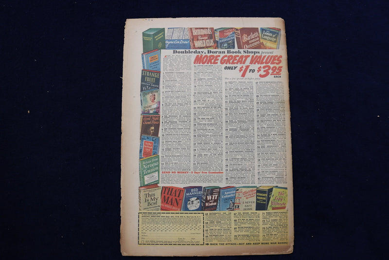1944 JULY 30 AMERICAN WEEKLY MAGAZINE - CHINA - GLOBAL GLAMOUR COVER - 22615