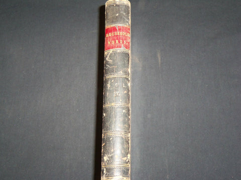 1857 HOUSEHOLD WORDS WEEKLY JOURNAL VOLUME 15 - CHARLES DICKENS - KD 6355