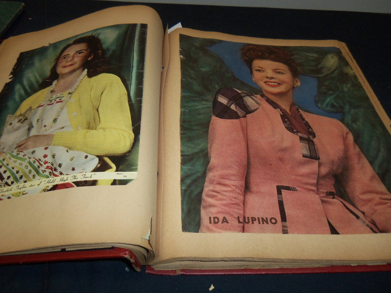 HOLLYWOOD MOVIE STARS SCRAPBOOK - LADD - WILDE - GREAT PHOTOS - 26A