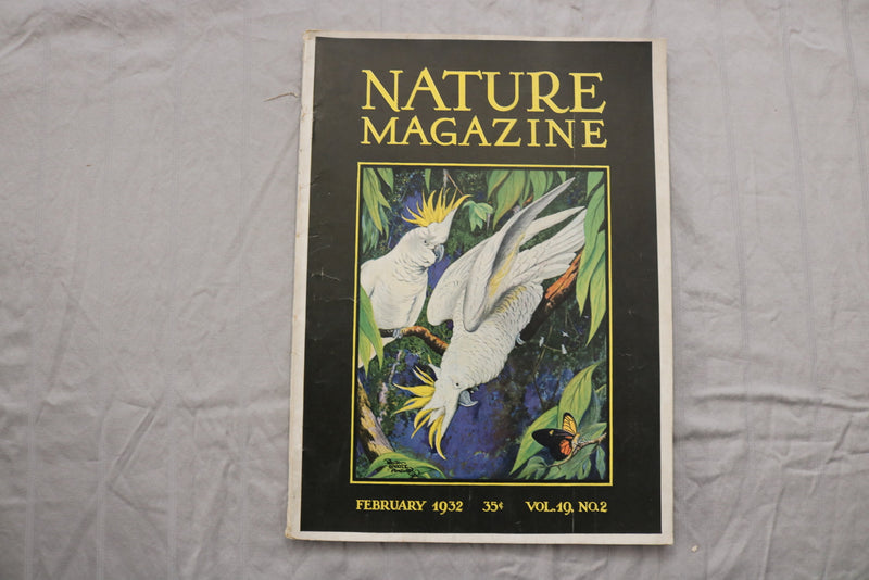 1932 FEBRUARY NATURE MAGAZINE - F 255J