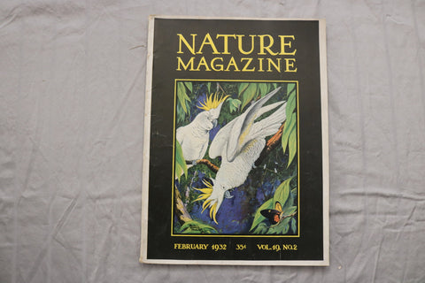 1932 FEBRUARY NATURE MAGAZINE - F 255J