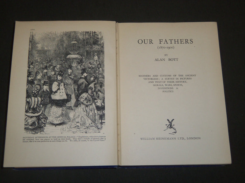 1931-1932 OUR FATHERS & OUR MOTHERS BY ALAN BOTT VOLUME LOT OF 2 - KD 2108