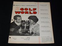 1965 DECEMBER 10 GOLF WORLD MAGAZINE - MR. & MRS. STEIT FRONT COVER - E 7359
